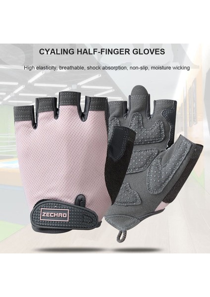 Mavi Stil M Boyutu Loogdeel Kaymaz, Anti-Ter Yarım Parmak Halter Eldiveni Erkek Kadın Nefes Anti-Şok Dayanıklı Spor Salonu Eldiveni Yetişkin (Yurt Dışından) modelleri