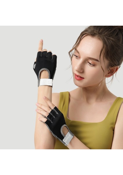 Qp Tarzı M Boyutu Orts Eldiven Bayanlar Yoga Fitness Egzersiz Kaymaz Şok Emici Yarım Parmak Aşınmaya Dayanıklı Nefes Alabilir Eldiven (Yurt Dışından) indirimleri