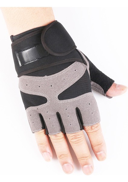 Mavi Stil Xl Boyutu Kadın Vücut Geliştirme Spor Eldiven Ağır Egzersiz Kaymaz Yarım Parmak Eldiven Erkekler Spor Spor Eğitim Eldiven El Koruyucu (Yurt Dışından) fırsatları