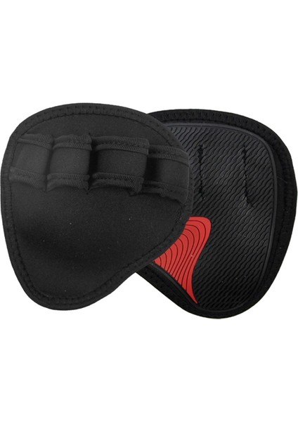 Kauçuk Tarzı 2 Adet Kaldırma Avuç Içi Dambıl Sapları Pad Unisex Anti-Skid Ağırlık Antrenmanı Eldiveni Spor Salonu Egzersiz Fitness Spor El Koruyucuları (Yurt Dışından)