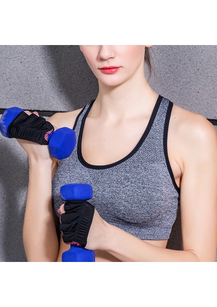 No.3 Tarzı L Boyutu Kaymaz Halter Eldiveni Nefes Alabilir Yarım Parmak El Tutucular Spor Salonu Palmiye Koruyucu (Yurt Dışından) fırsatları