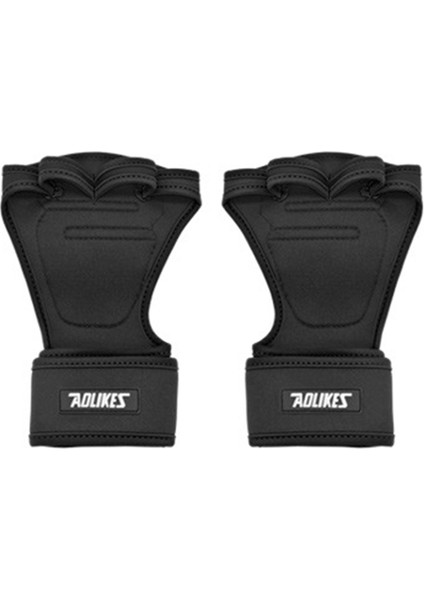 PE2264BK-2 Stili 1 Çift Halter Eğitim Eldiven Erkekler Kadınlar Için Spor Spor Vücut Geliştirme Jimnastik Spor Salonu El Bilek Palm Koruyucu Eldiven (Yurt Dışından)