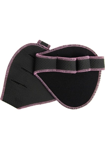Pembe Tarzı 2 Adet Kaldırma Avuç Içi Dambıl Sapları Pad Unisex Anti-Skid Ağırlık Antrenmanı Eldiveni Spor Salonu Egzersiz Fitness Spor El Koruyucuları (Yurt Dışından)