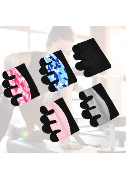 Pembe Tarzı L Boyutu 1 Çift Spor Eldivenleri Kalınlaşmış Ter Geçirgen Sürtünmeye Dayanıklı Dört Parmak Ağırlık Kaldırma Egzersiz Eldivenleri Açık Hava Kaynağı (Yurt Dışından) modelleri