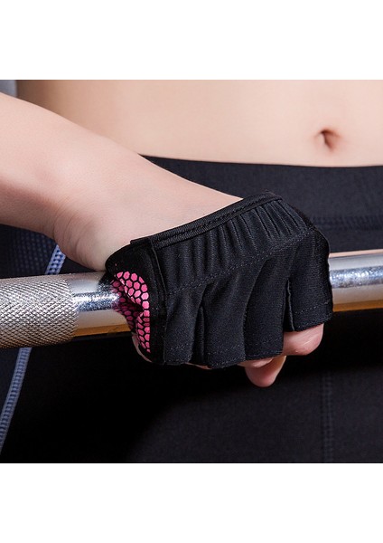 Gümüş Tarzı L Boyutu Gym Fitness Yarım Parmak Eldiven Erkek Kadın Crossfit Egzersiz Eldiven Güç Ağırlık Kaldırma Vücut Geliştirme El Koruyucusu (Yurt Dışından) modelleri