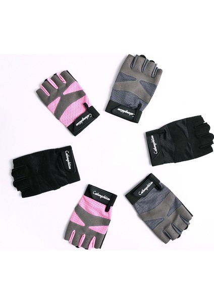 Siyah Stil S Boyutu Yaz Spor Spor Yarım Parmak Eldiven Ince Erkek Kadın Spor Salonu Halter Nefes Palm Kalınlaşma Yoga Spor Bisiklet Eğitimi (Yurt Dışından) indirimleri