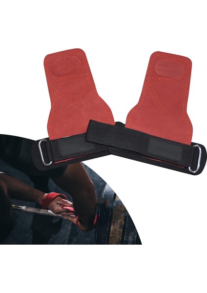 Kırmızı Stil Avuç Içi Koruma ile Ağırlık Kaldırma Eldivenleri Spor Salonu Eldivenleri Egzersiz Bilek Sarar Kadınlar Için Kaymaz Egzersiz Eldivenleri Pull Ups Dambıl (Yurt Dışından)