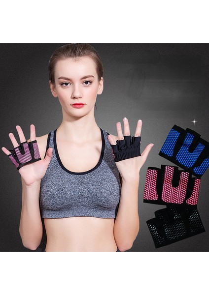 Mavi Stil Xl Boyutu Spor Yarım Parmak Eldiven Erkek Kadın Crossfit Egzersiz Eldiveni Güç Ağırlık Kaldırma Vücut Geliştirme El Koruyucusu (Yurt Dışından) indirimleri