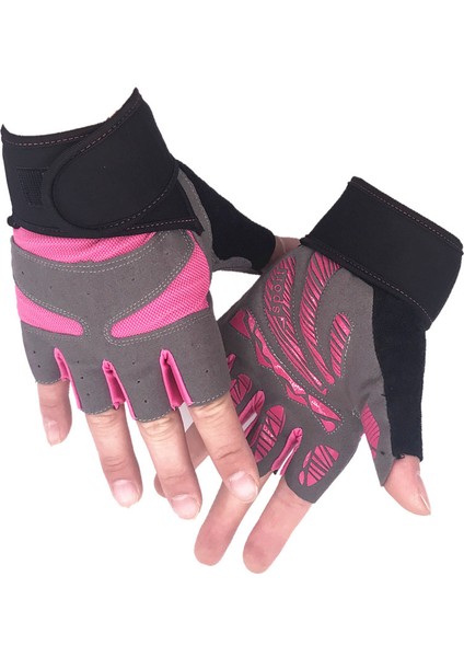 Siyah Stil L Boyutu Kadın Vücut Geliştirme Spor Eldiven Ağır Egzersiz Kaymaz Yarım Parmak Eldiven Erkekler Spor Spor Eğitim Eldiven El Koruyucu (Yurt Dışından) indirimleri