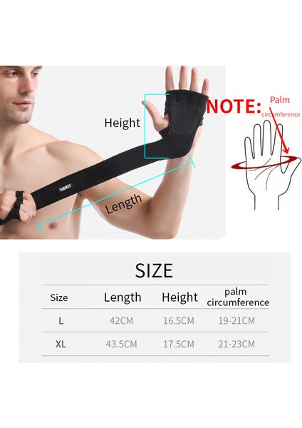 Mavi Stil Xl Boyutu Spor Ağırlık Kaldırma Eğitim Eldivenleri Kadın Erkek Spor Vücut Geliştirme Jimnastik Sapları Spor Salonu El Avuç Içi Bilek Koruyucu Eldiven (Yurt Dışından) fırsatları