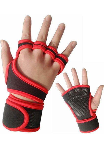 C Tarzı M Boyutu Ağırlık Kaldırma Eğitim Eldiven Kadın Erkek Spor Spor Vücut Geliştirme Jimnastik Sapları Spor El Palm Bilek Koruyucu Eldiven (Yurt Dışından) indirimleri