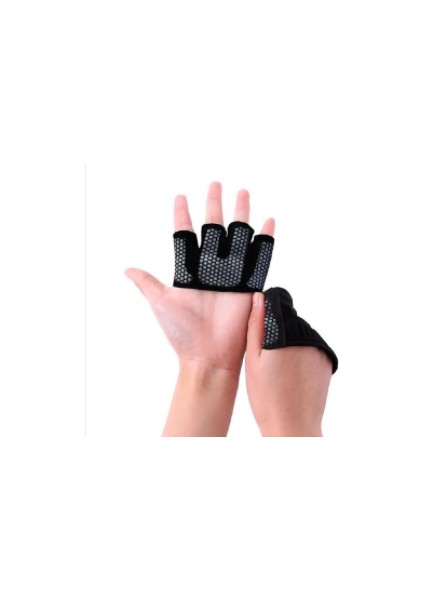 Sgy Stili S Boyutu Gym Fitness Yarım Parmak Eldiven Erkek Kadın Crossfit Egzersiz Eldiveni Güç Ağırlık Kaldırma Vücut Geliştirme El Koruyucu Dambıl (Yurt Dışından)