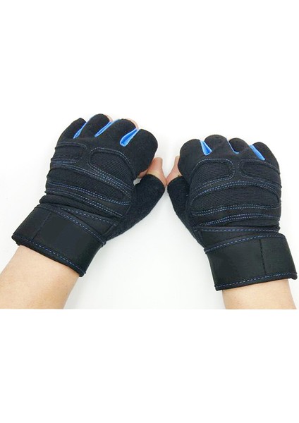 Kırmızı Stil M Boyutu Egzersiz Fitness Ağırlık Kaldırma SAL99 Için Bilek Sarma Desteği ile Erkek Kadın Spor Eldiven (Yurt Dışından) modelleri