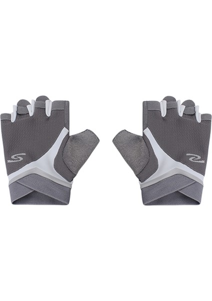 Gri Tarzı M Boyutu Gym Fitness Eldiven Kadın Erkek Yarım Parmak El Koruyucu Yoga Güç Ağırlık Kaldırma Crossfit Egzersiz Vücut Geliştirme (Yurt Dışından)