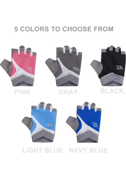 Gri Tarzı M Boyutu Gym Fitness Eldiven Kadın Erkek Yarım Parmak El Koruyucu Yoga Güç Ağırlık Kaldırma Crossfit Egzersiz Vücut Geliştirme (Yurt Dışından) indirimleri