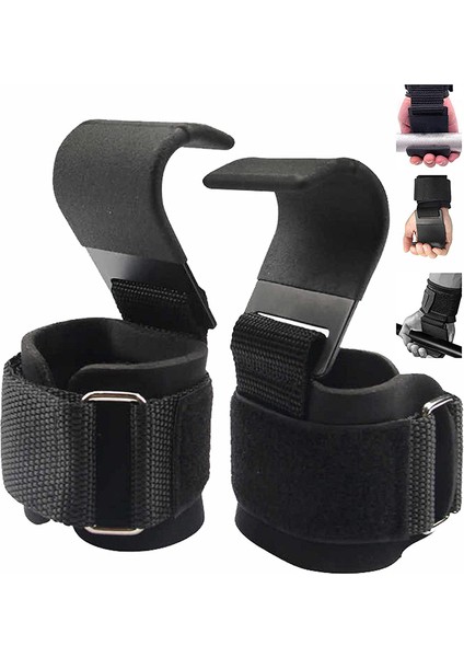 1pc-Siyah Tarzı Ağırlık Kaldırma Kancası Kolları ve Bilek Kayışları, El Çubuğu Ağırlık Kaldırma Eldivenleri, Ağır Hizmet Tipi Çekme Kancaları, Spor Salonu Eğitim Kayışları Için (Yurt Dışından) fiyatları