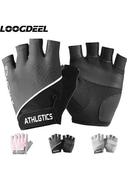 Gri Tarzı Loogdeel Yarım Parmak Halter Eldiveni Unisex Kaymaz Eğitim Aşınmaya Dayanıklı Dambıl Donanım Yatay Çubuk Spor Eldiven (Yurt Dışından) indirimleri