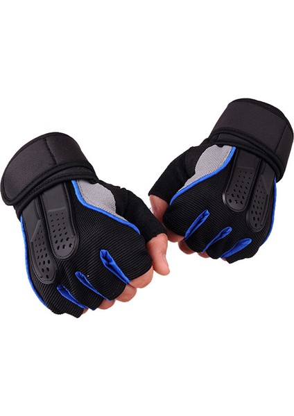 Mavi Stil Xl Boyutu Yarım Parmak Eldivenleri Ağırlık Antrenmanı Kaymaz Aşınmaya Dayanıklı Bileklikler Spor Antrenman Eldivenleri Yarım Parmak Eldivenleri Spor Salonu Pesas (Yurt Dışından) fiyatları