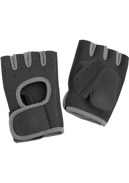 Gri Tarzı Xl Boyutu Yarım Parmak Spor Eldiven Ağırlık Kaldırma Spor Eldiven Açık Spor Bisiklet Nefes Şok Emme Egzersiz Spor Eldiven (Yurt Dışından)