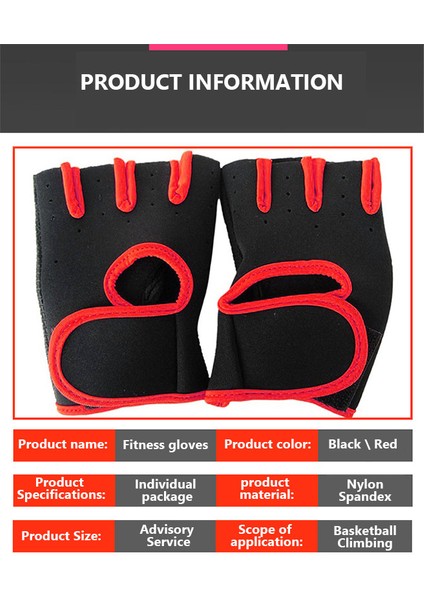 Gri Tarzı Xl Boyutu Yarım Parmak Spor Eldiven Ağırlık Kaldırma Spor Eldiven Açık Spor Bisiklet Nefes Şok Emme Egzersiz Spor Eldiven (Yurt Dışından) fırsatları