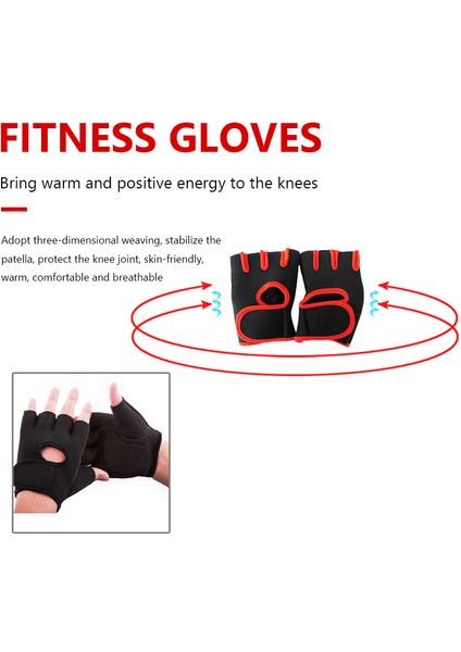 Gri Tarzı Xl Boyutu Yarım Parmak Spor Eldiven Ağırlık Kaldırma Spor Eldiven Açık Spor Bisiklet Nefes Şok Emme Egzersiz Spor Eldiven (Yurt Dışından) indirimleri