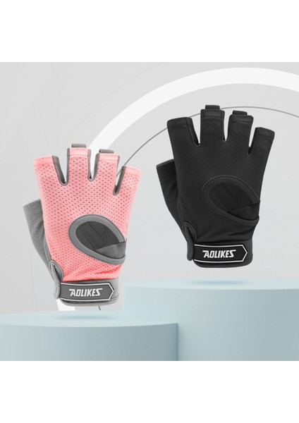 Siyah Stil M Boyutu Kadın Spor Eldiven Nefes Yarım Parmak Yoga Egzersiz Eldivenleri Kaymaz Etiket Şok Emme Koruma Eğitim Ekipmanları (Yurt Dışından) indirimleri