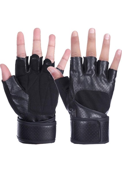 Siyah Stil Spor Salonu Ağırlık Halter Eldiveni Spor Spor Crossfit Dambıl Halter Musculation Vücut Geliştirme Spor Eldiven Spor Salonu Ekipmanları (Yurt Dışından)