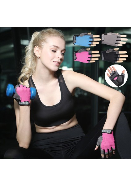 Pembe Tarzı M Boyutu Profesyonel Kaymaz Spor Eldiven, Yoga Egzersiz Yarım Parmak Erkek Kadın Güç Ağırlık Kaldırma El Koruyucusu, Bisiklet Aksesuarı (Yurt Dışından) fiyatları