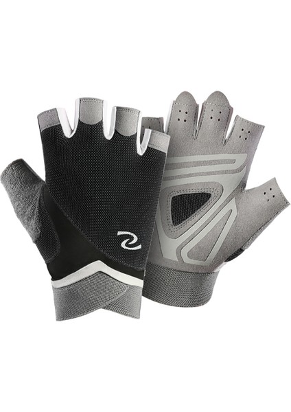 Gri Tarzı M Boyutu Açık Balıkçılık Aksesuarları Yarım Parmak Eldiven Nefes Alabilir Çabuk Kuruyan Rahat Bisiklet El Koruma Eldivenleri (Yurt Dışından) fırsatları