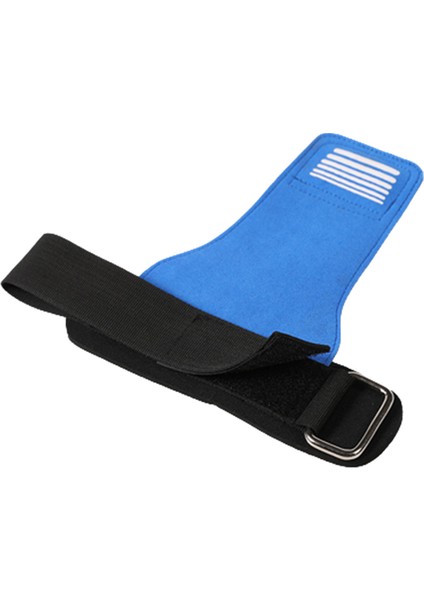 Mavi Stil 1 Çift Halter Sapları Yastıkları Ayarlanabilir Bilek Sarar ile Spor Salonu Egzersiz Deadlift Için Premium Ağır Hizmet Tipi Ağırlık Kaldırma Kayışları (Yurt Dışından)