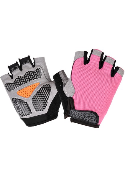 L1 Stili S Boyutu Kaymaz Spor Eldiven Spor Eğitimi Eldiven Erkekler Kadınlar Için Bilek Koruma Yarım Parmak Nefes Spor Eldiven Halter Spor (Yurt Dışından) modelleri