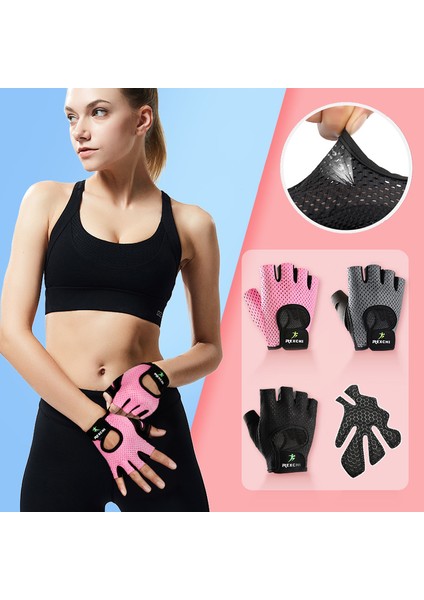 Siyah Stil S Boyutu Nefes Örgü Egzersiz Spor Salonu Vücut Geliştirme Spor Eldiven Yarım Kadın Erkek Dambıl Ağırlık Kaldırma Crossfit Bisiklet Bisiklet Eldiveni (Yurt Dışından) fiyatları