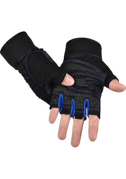 Siyah Stil M Boyutu Yarım Parmak Halter Eldiveni Ağırlık Egzersizleri Vücut Geliştirme Eğitimi Spor Salonu Egzersiz Spor Eldiven Erkekler Kadınlar Için (Yurt Dışından) indirimleri