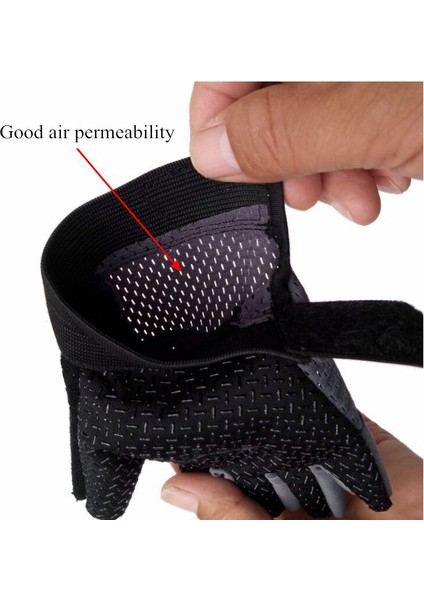 Siyah Stil L Boyutu Yaz Spor Spor Yarım Parmak Eldiven Ince Erkek Kadın Spor Salonu Halter Nefes Palm Kalınlaşma Yoga Spor Bisiklet Eğitimi (Yurt Dışından) fiyatları