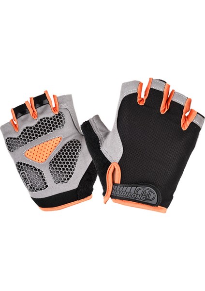 L1 Stili S Boyutu Kaymaz Spor Eldiven Spor Eğitimi Eldiven Erkekler Kadınlar Için Bilek Koruma Yarım Parmak Nefes Spor Eldiven Halter Spor (Yurt Dışından) indirimleri