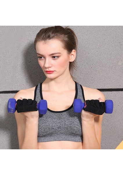No.2 Stili S Boyutu Kaymaz Ağırlık Kaldırma Eldivenleri Spor Eldivenleri Unisex Dört Parmak Halter Eldivenleri Spor Eldivenleri Fitness Ekipmanları (Yurt Dışından) fırsatları