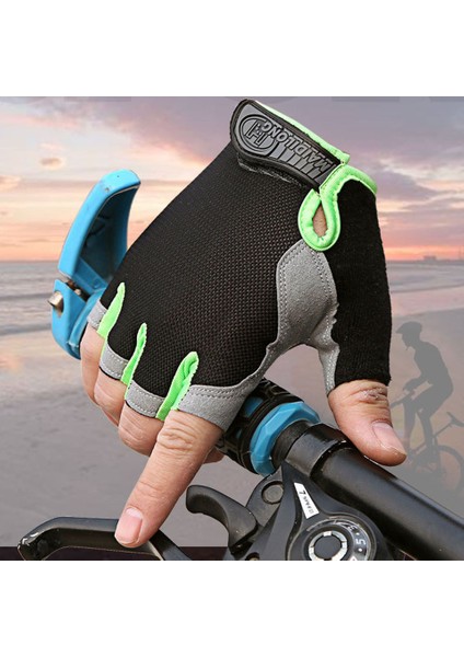 Yeşil Stil L Boyutu Moda Erkek Kadın Yarım Parmak Spor Eldiven Nefes Kaymaz Halter Dambıl Yatay Çubuk Eğitim Eldivenleri (Yurt Dışından) fiyatları