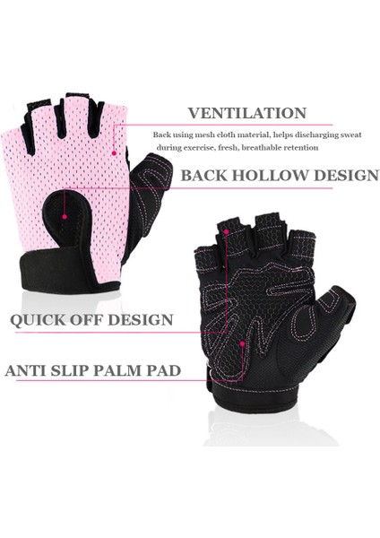 Gri Tarzı M Boyutu Profesyonel Spor El Eldivenleri Spor Eldiven Güç Halter Kadın Crossfit Egzersiz Vücut Geliştirme Yarım Parmak El Koruyucusu (Yurt Dışından) fırsatları