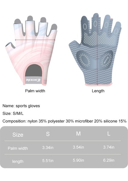 Qp Tarzı M Boyutu 2 Adet Yarım Parmak Eldiven Kadın Yoga Spor Egzersiz Kaymaz Şok Emici Aşınmaya Dayanıklı Nefes Halter Eldiveni (Yurt Dışından) fiyatları