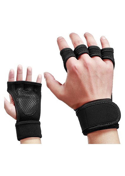 Bk Tarzı M Boyutu Parmaksız Spor Eldiven Kadın Erkek Spor Egzersiz Ağırlık Kaldırma Eldiveni Vücut Geliştirme Eğitimi Spor Spor Eldiven (Yurt Dışından)