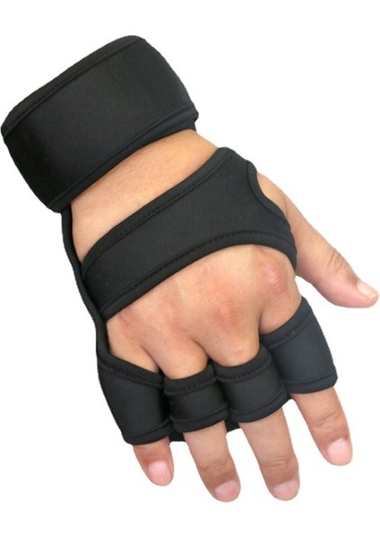 No.3 Tarzı M Boyutu Halter Eğitim Eldiven Erkekler Kadınlar Için Spor Spor Vücut Geliştirme Jimnastik Spor Salonu El Bilek Palm Koruyucu Eldiven (Yurt Dışından) indirimleri