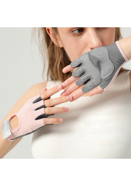 Gri Tarzı L Boyutu 1 Çift Spor Eldiven Kadınlar Için Yarım Parmak Spor Ağırlık Kaldırma Vücut Geliştirme Eğitimi Spor Egzersiz Kaymaz Bisiklet Eldiven F04 (Yurt Dışından) fiyatları