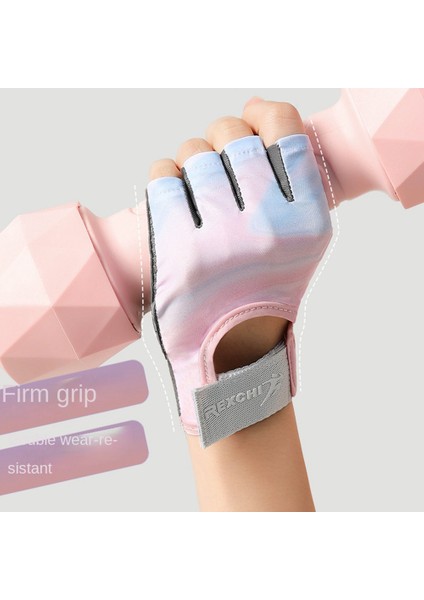 Gri Tarzı L Boyutu 1 Çift Spor Eldiven Kadınlar Için Yarım Parmak Spor Ağırlık Kaldırma Vücut Geliştirme Eğitimi Spor Egzersiz Kaymaz Bisiklet Eldiven F04 (Yurt Dışından) modelleri