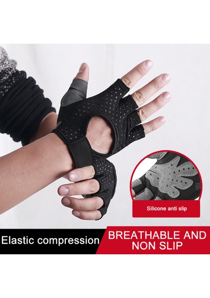 Pembe Tarzı S Boyutu Loogdeel Yarım Parmak Halter Eldiveni Kaymaz Palm Fitness Eğitimi Aşınmaya Dayanıklı Dambıl Ekipmanları Yatay Çubuk Eldiven (Yurt Dışından) modelleri