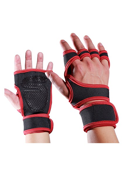 Rd Stili S Boyutu Spor Salonu Eldivenleri Ağırlık Kaldırma Eğitim Eldivenleri Kadın Erkek Spor Spor Vücut Geliştirme Jimnastik Sapları Spor Salonu El Avuç Içi Koruyucu (Yurt Dışından)