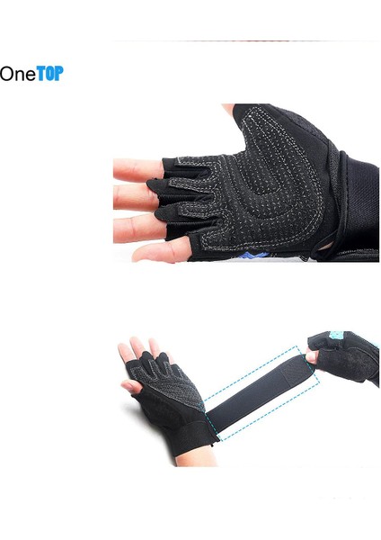 Siyah Stil S Boyutu Bisiklet Eldiveni Spor Salonu Eldiveni Yarım Parmak Nefes Kaymaz Jel Pedi Vücut Geliştirme Eğitimi Dambıl Parmaksız Eldiven (Yurt Dışından) modelleri