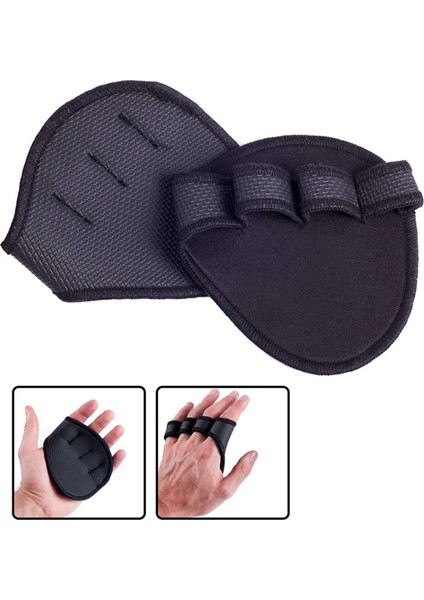 Mor Tarzı Unisex Anti Patinaj Ağırlık Çapraz Eğitim Eldiven Kaldırma Palmiye Dambıl Sapları Pedleri Spor Salonu Egzersiz Fitness Spor El Koruyucusu (Yurt Dışından)