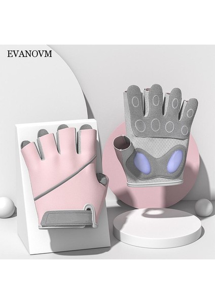 Siyah Stil M Boyutu Kadın Spor Dambıl Eldiven Kaymaz Nefes Yarım Parmak Eldiven Açık Bisiklet Spor Ev Spor Salonu Ağırlık Kaldırma Eğitimi (Yurt Dışından) modelleri