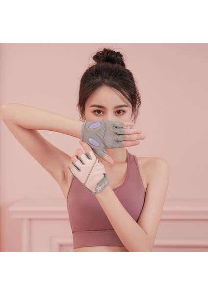 Siyah Stil M Boyutu Kadın Spor Dambıl Eldiven Kaymaz Nefes Yarım Parmak Eldiven Açık Bisiklet Spor Ev Spor Salonu Ağırlık Kaldırma Eğitimi (Yurt Dışından) fırsatları