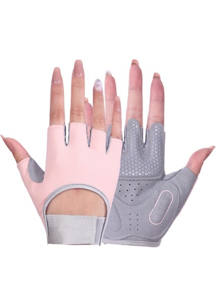 No.1 Tarzı L Boyutu Profesyonel Spor Salonu Eldiveni Kadın Ağırlık Kaldırma Egzersiz Spor Eldiven Nefes Vücut Geliştirme Yarım Parmak El Koruyucu (Yurt Dışından) fiyatları